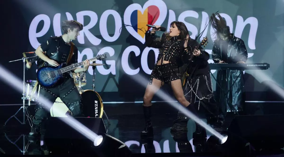 Alexandra Căpitănescu la Eurovision România 2026 | Foto: TVR