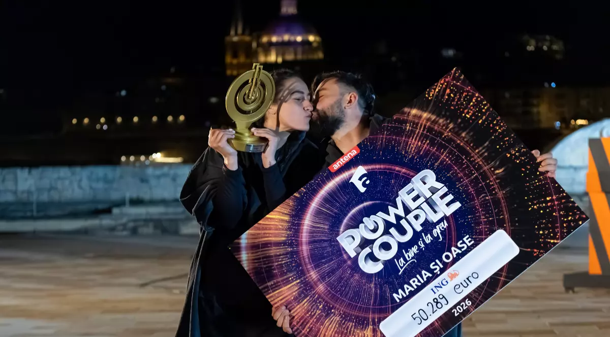 Câți români s-au uitat la finala Power Couple România 2026. Minutul de maximă audiență a fost la ora 21:48