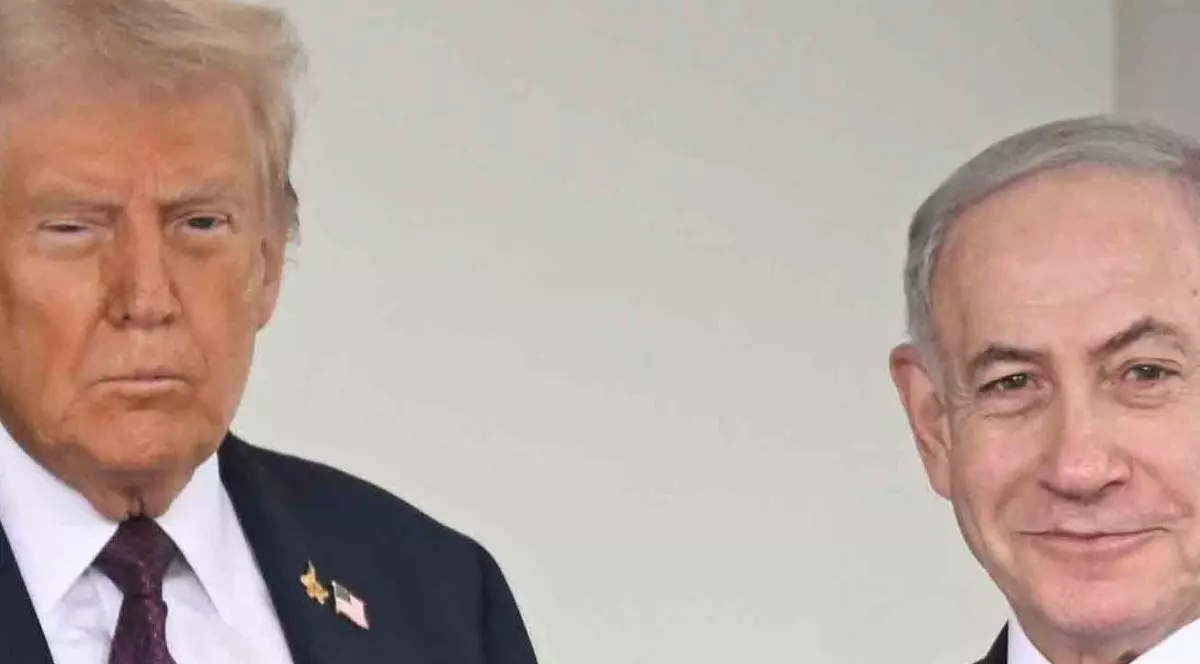 Benjamin Netanyahu (dreapta), primit de Donald Trump (stânga) pe 29 septembrie 2025, la Casa Albă. Imagine cu caracter ilustrativ Foto: Hepta
