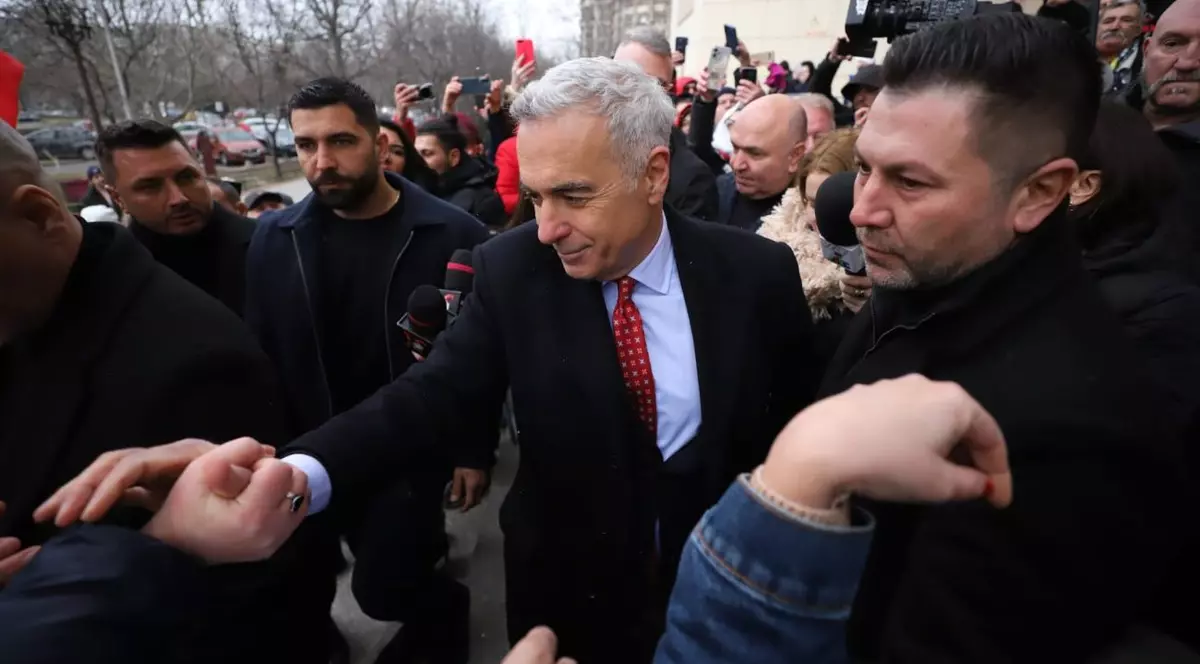 Calin Georgescu la Tribunalul Bucuresti. Foto: Dumitru Angelescu / Libertatea