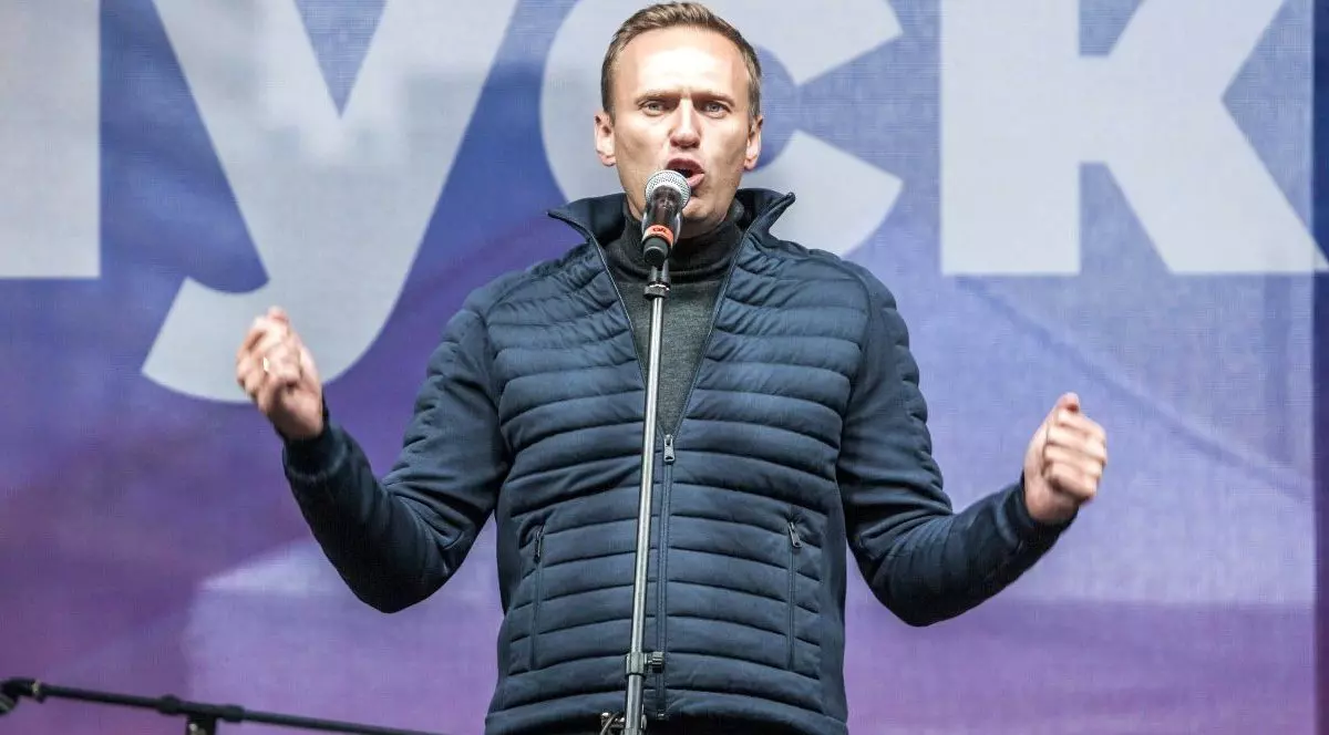 Aleksei Navalnîi în 2019, cu doar câteva luni înainte să fie otrăvit prima dată cu Noviciok