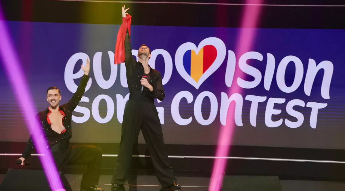 Alejandro Fernandez și Emil Rengle la Eurovision România 2026 | Foto: TVR