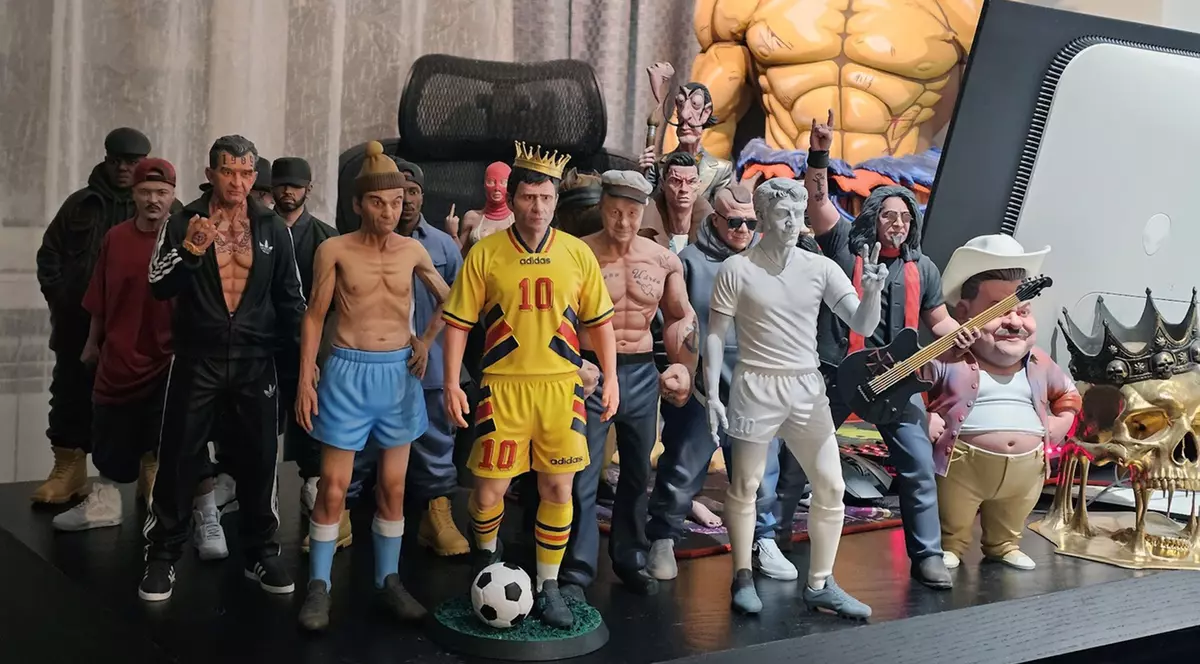 Figurine 3D realizate de suceveanul Alexandru Vorobchevici