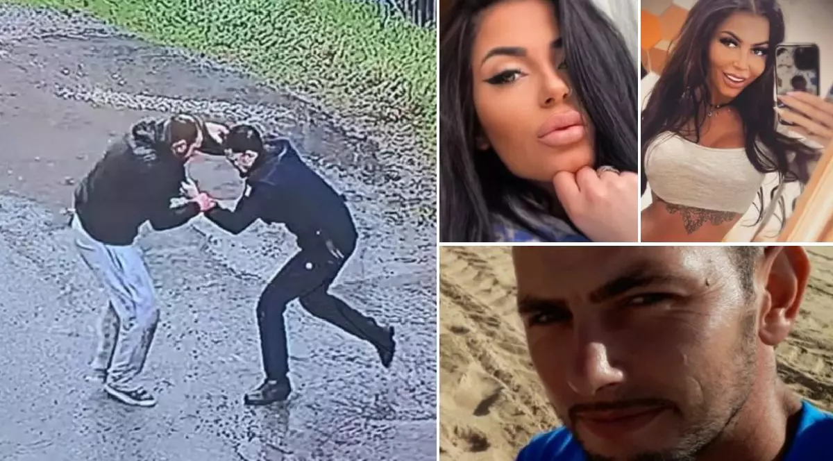 Colaj din patru fotografii: în stânga doi bărbați care par angajați într-un conflict, dreapta sus sunt două tinere cu părul lung și negru, iar dreapta jos un prim-plan al feței unui bărbat cu nisip în fundal.