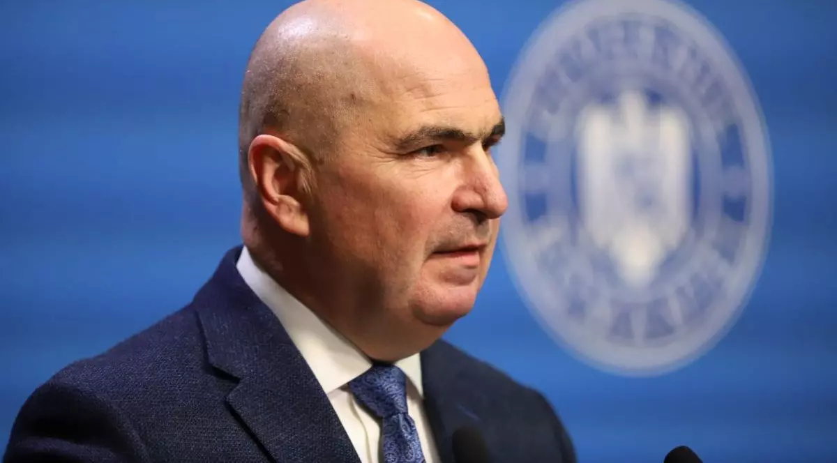 Ilie Bolojan participă la o conferință de presă, la sediul Guvernului, 4 februarie 2026