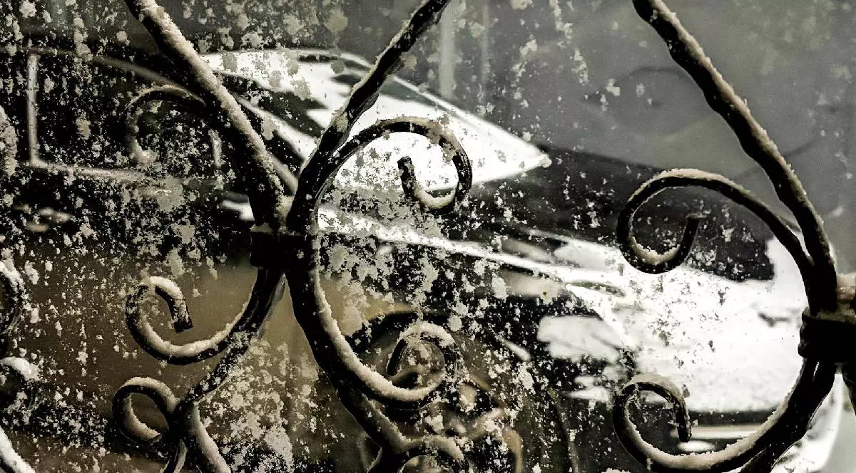 Zăpada s-a așternut , după un episod de iarnă serios cu viscol puternic