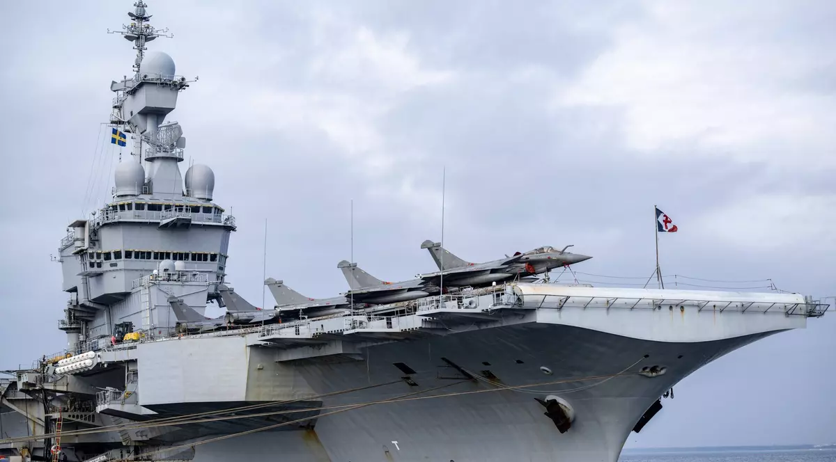 Portavionul francez Charles de Gaulle Foto: Imago