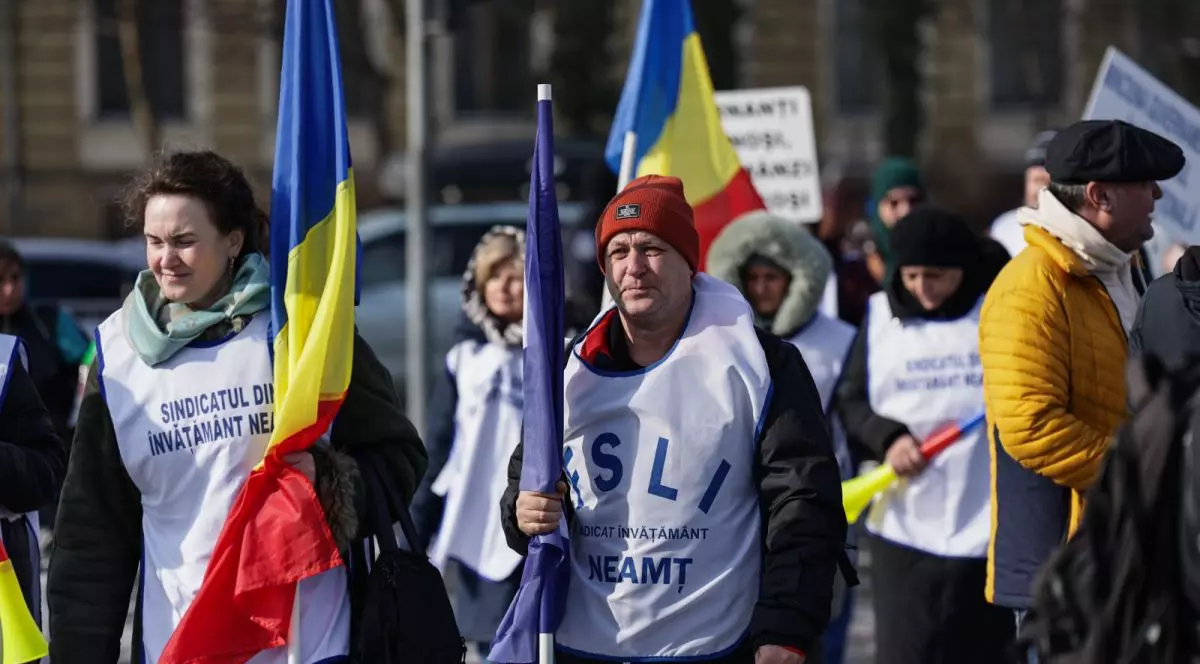 sindicalisti din educatie protest