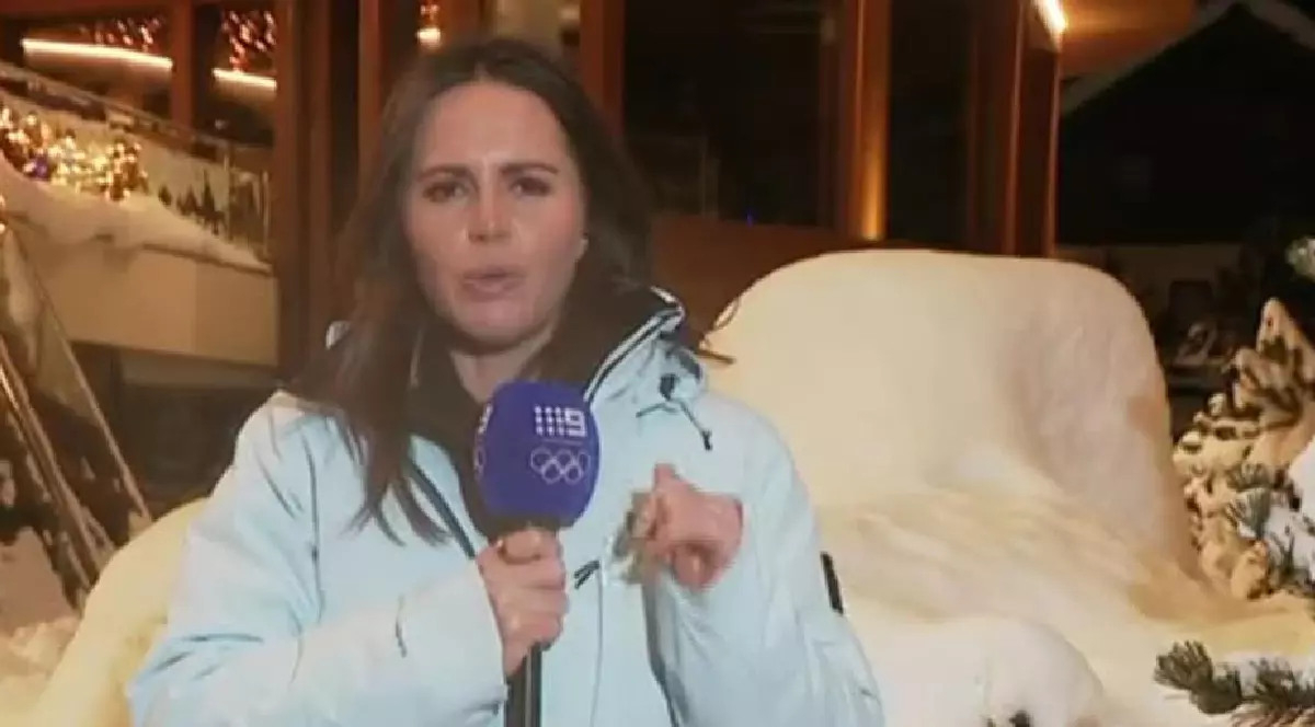 Danika Mason, reporter sportiv la televiziunea Channel Nine din Australia,