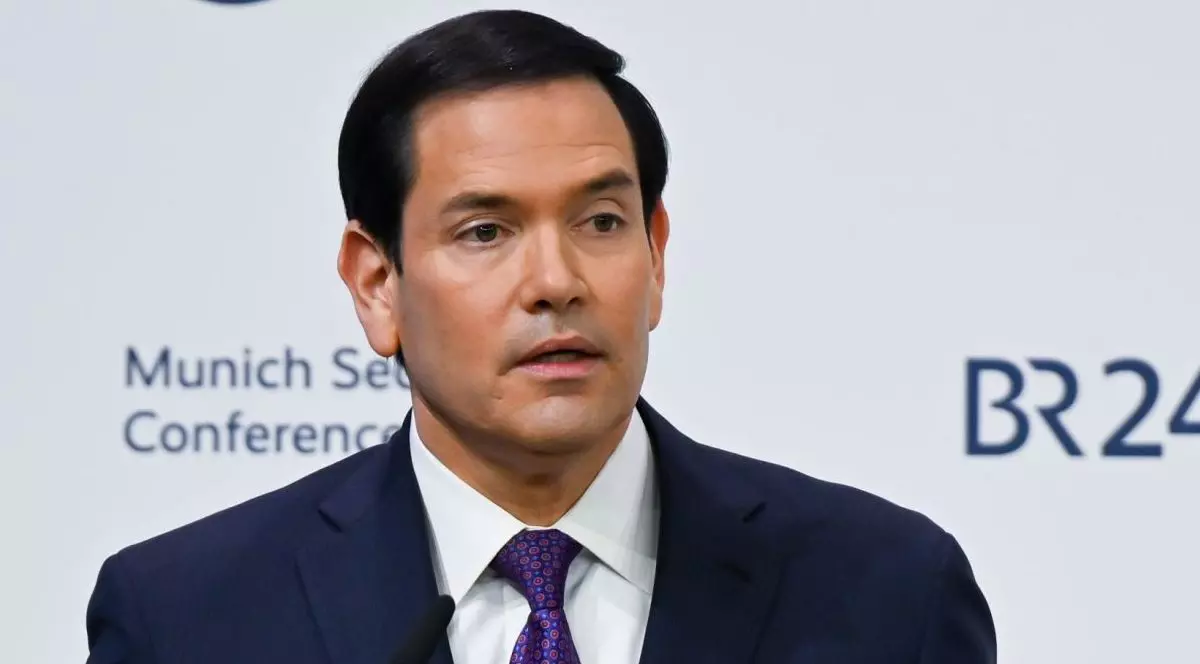 Secretarul de stat american Marco Rubio vorbește la cea de-a 62-a Conferință de Securitate de la München. Foto Hepta