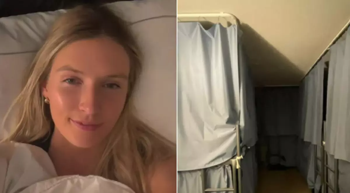 O stewardesă arată unde doarme între zboruri: „Dumnezeule, ce-i asta? Arată ca o închisoare”