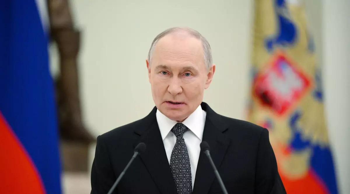 Vladimir Putin ține un discurs în fața unor ofițeri militari aduși la Kremlin Foto: Profimedia