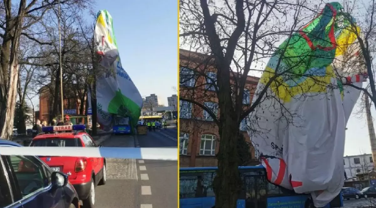 Un balon cu aer cald a căzut peste un bloc, o femeie a murit și doi oameni au fost răniți, în Polonia | VIDEO