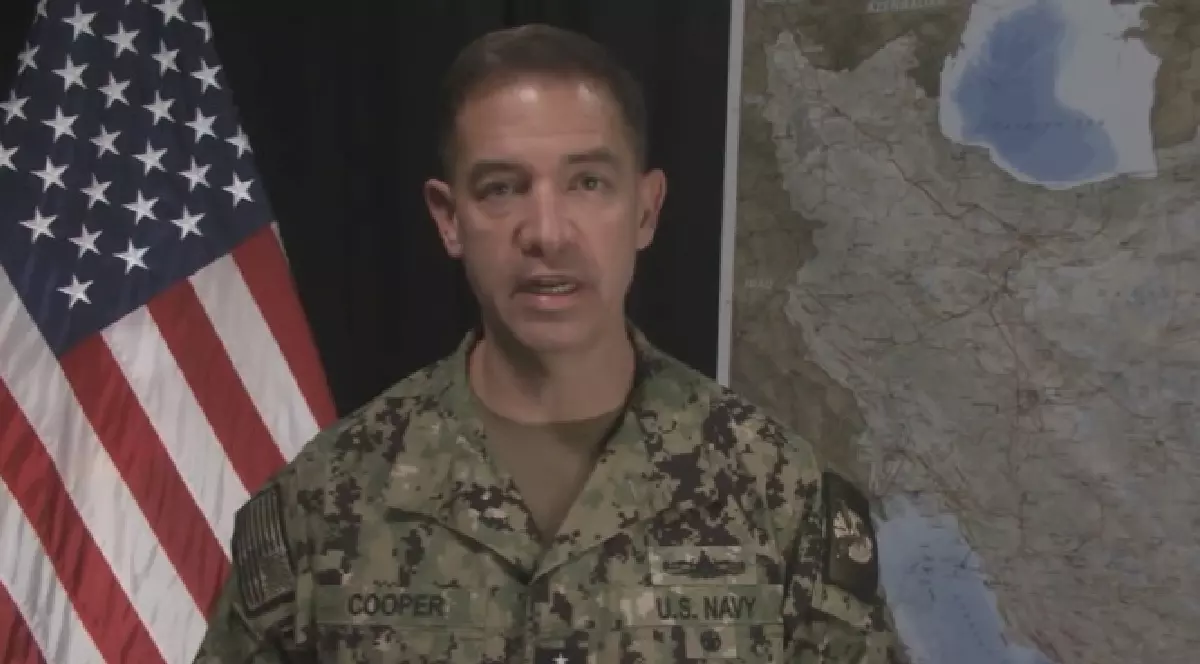 Amiralul Brad Cooper, comandantul Comandamentului Central (CENTCOM) al SUA