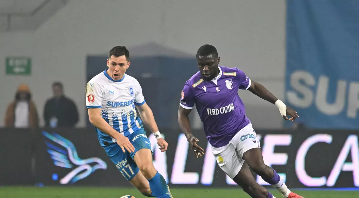 Superliga: Universitatea Craiova învinge la Mioveni și face un pas mare spre câștigarea titlului