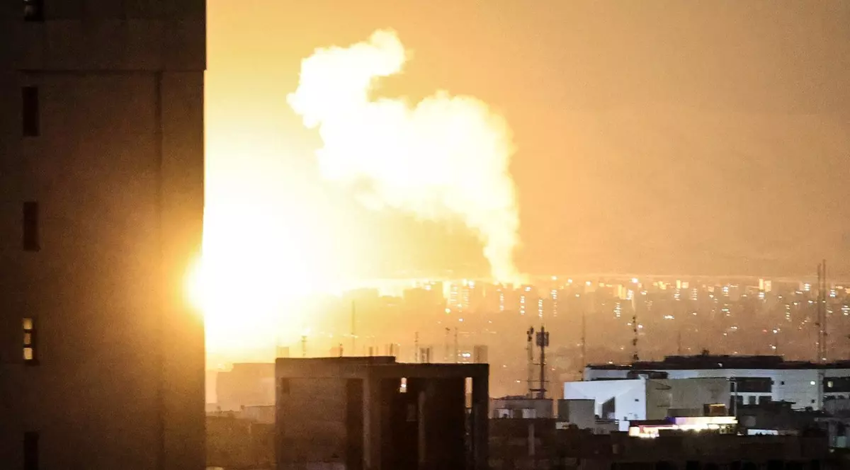 Explozii produse vineri în centrul Teheranului Foto: Profimedia