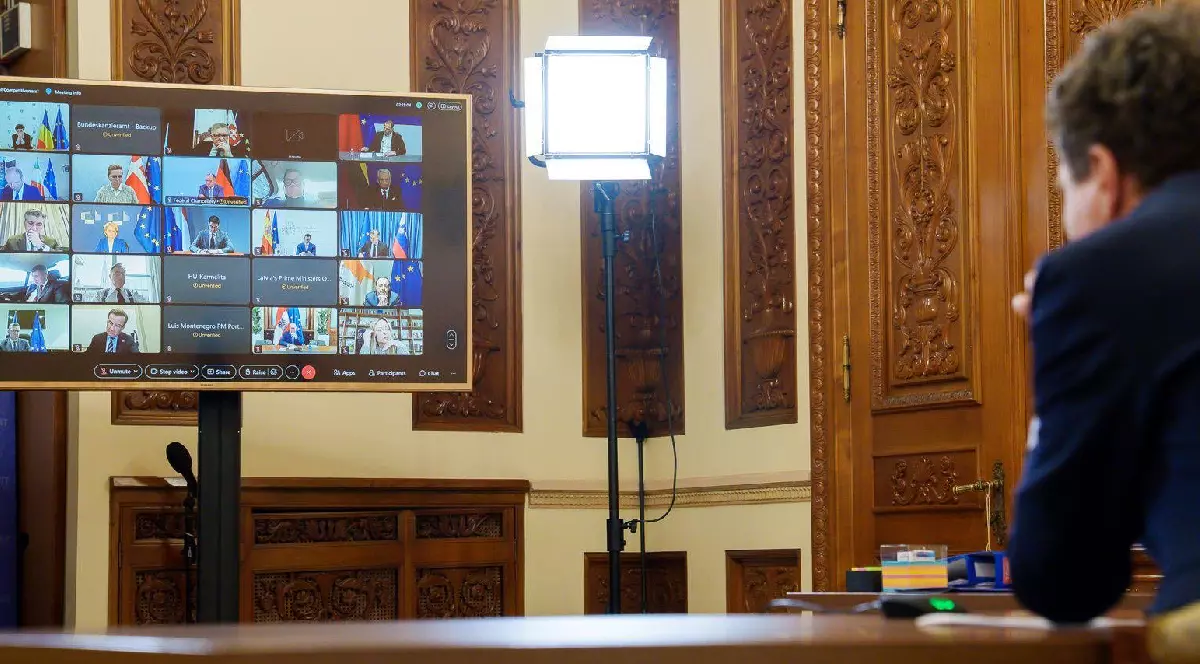 Nicușor Dan a vorbit online cu liderii UE despre criza prețurilor la energie