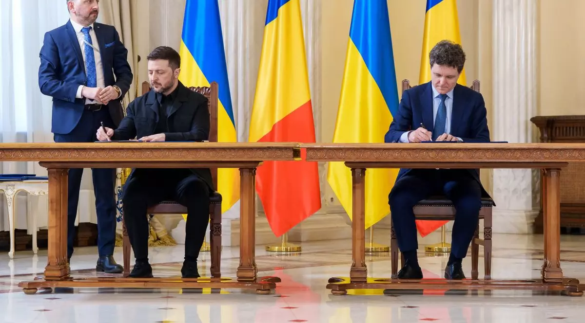 Pe 12 martie, Zelenski a venit la București pentru a doua oară în aproape trei ani. Foto: presidency.ro