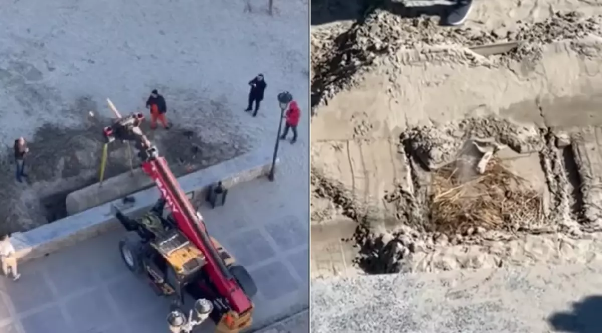 Un rezervor de gaz îngropat ilegal a fost descoperit pe plaja din Năvodari