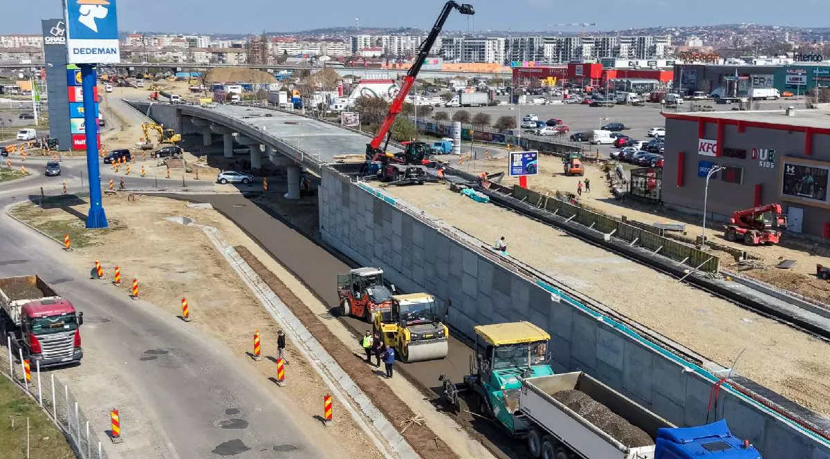 Lucrări de anvergură mare pe Calea Aradului din Oradea, pentru șantierul gigant