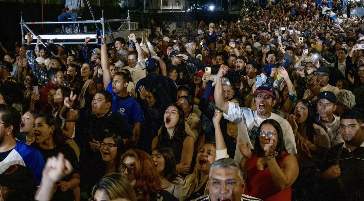 Sărbătoare la Caracas, după victoria Venezuelei în fața SUA în finala Wolrd Baseball Classic Foto: Profimedia