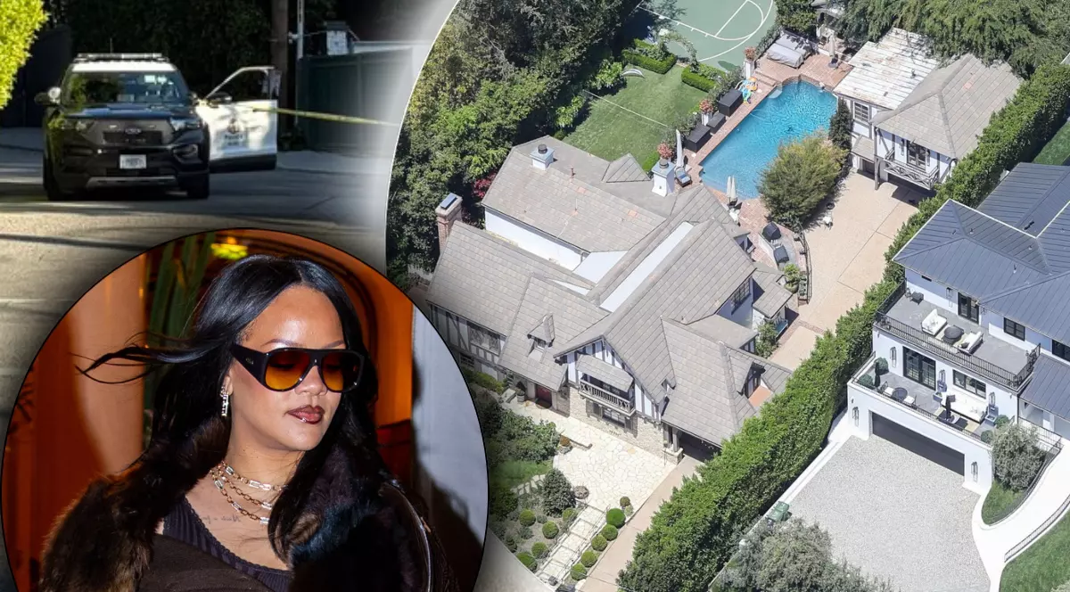 Casa în care se afla Rihanna a fost ținta unui atac armat