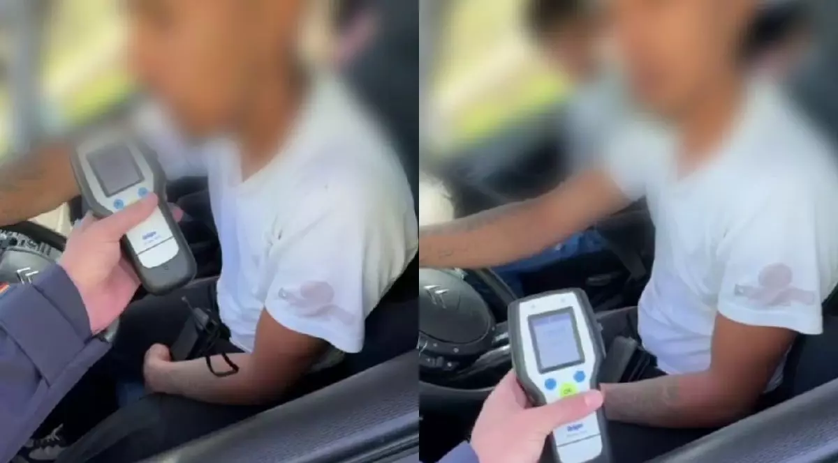 Bărbatul a ales să urce la volan după ce a consumat o cantitate uriașă de alcool. Foto Captură video