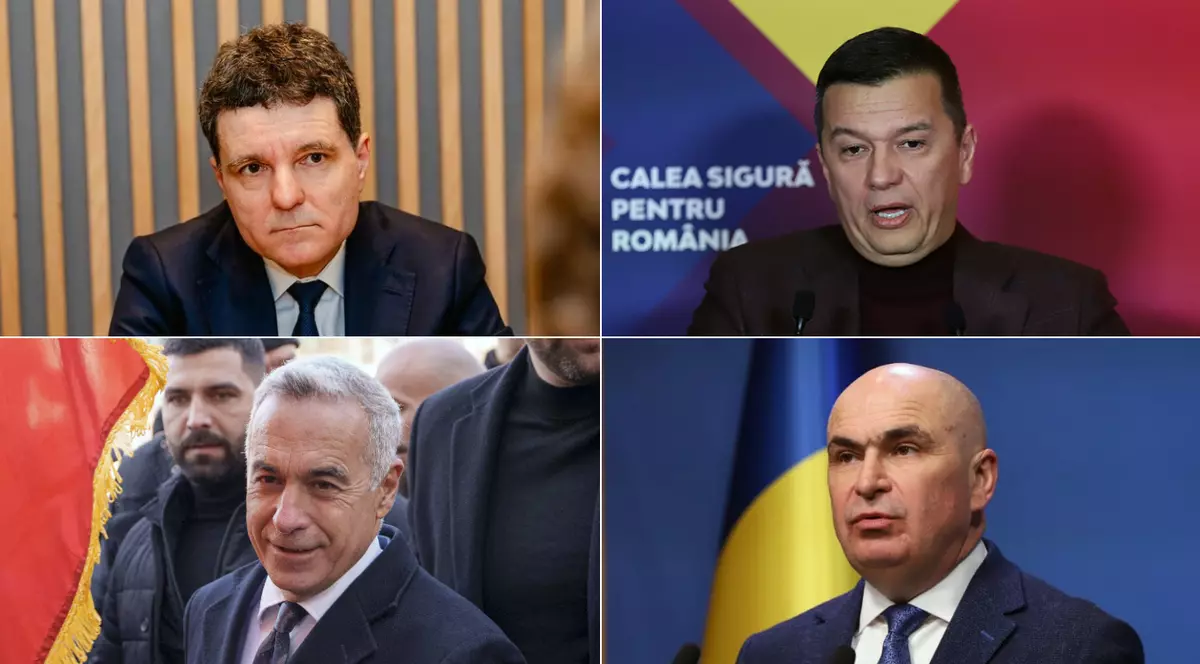 Colaj Nicusor Dan, Calin Georgescu, Sorin Grindeanu, Ilie Bolojan