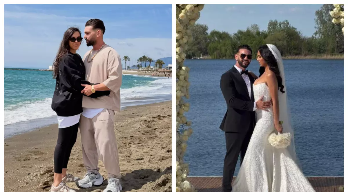 Cum a arătat cea de-a doua rochie de mireasă a soției lui Dorian Popa. Andreea i-a surprins pe invitați în ziua cea mare