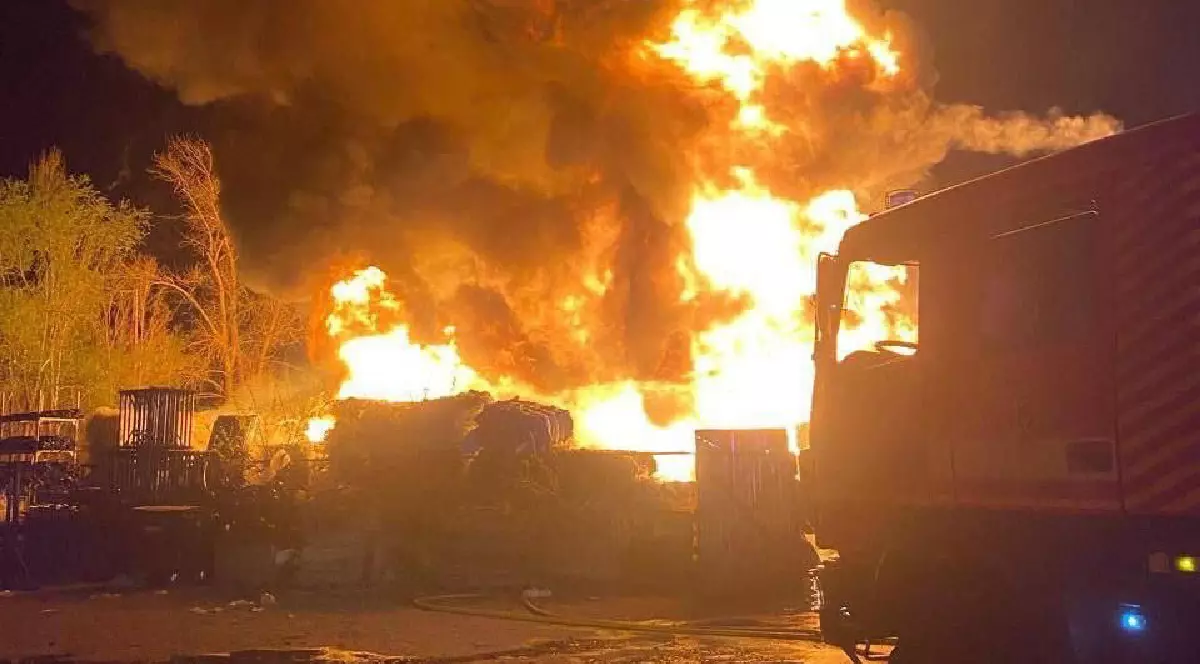 Explozie puternică în Kiev în urma unui atac rusesc cu rachete