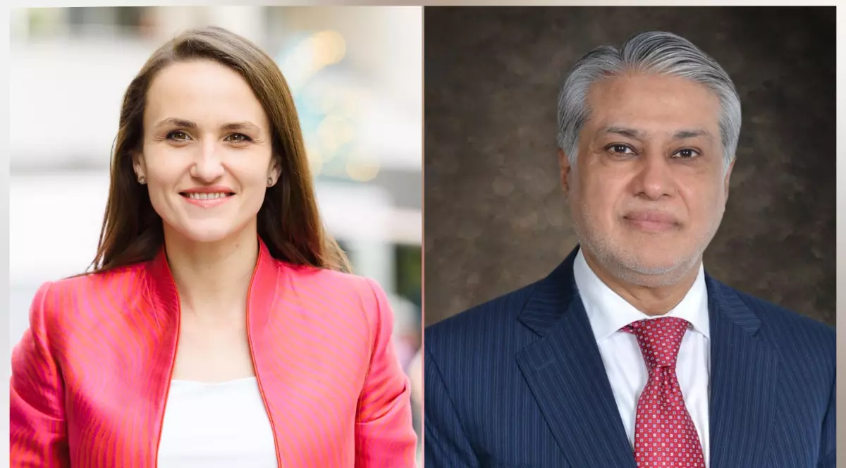 Oana Ţoiu și ministrul de Externe din Pakistan
