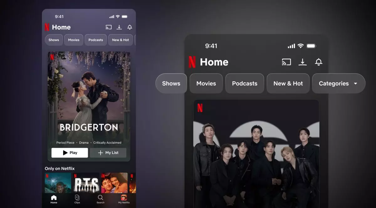 Funcție nouă Netflix pe mobil.