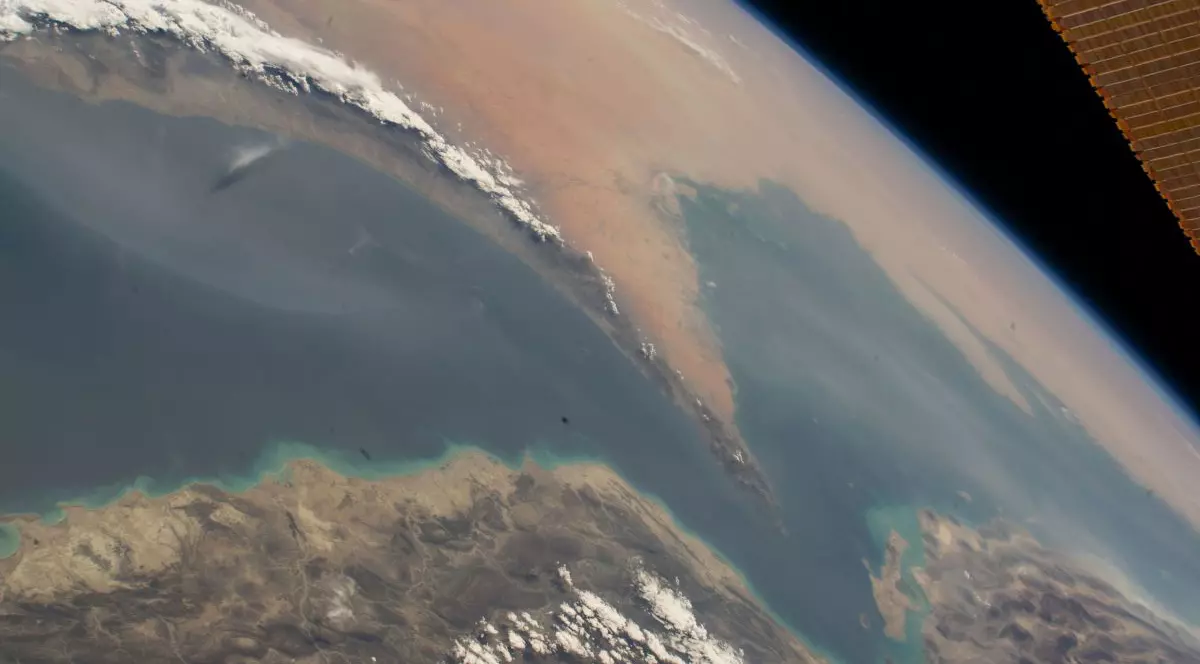 Strâmtoarea Ormuz văzută prin satelit, 18 august 2022