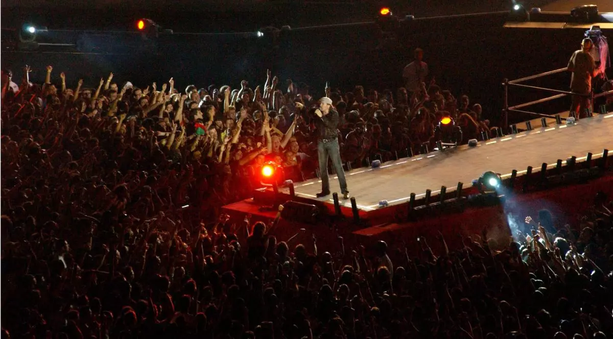 Vasco Rossi susține un concert pe San Siro din MIlano, Italia, 29 septembrie 2025
