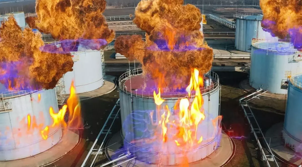 Rafinăriile ard și exporturile se prăbușesc în Rusia