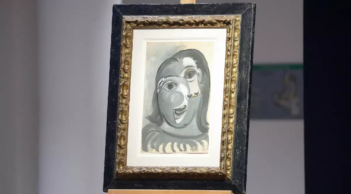 Tabloul „Tête de femme” de Pablo Picasso