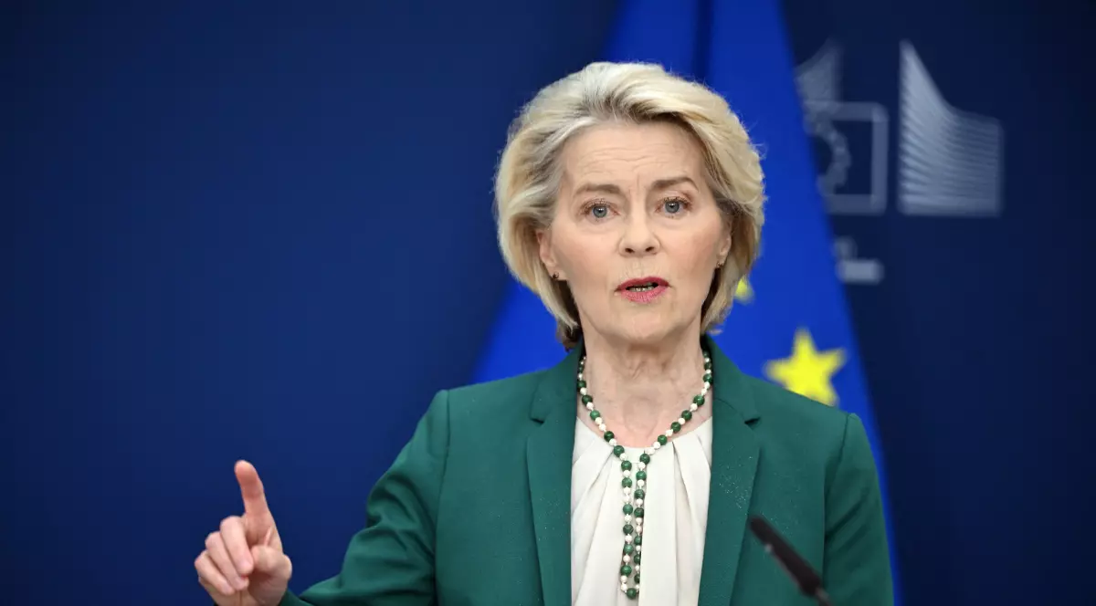 Președinta Comisiei Europene, Ursula von der Leyen