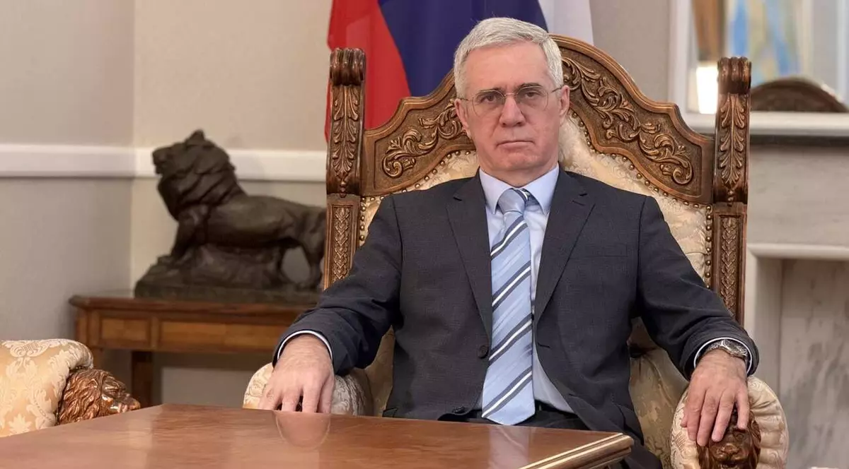 Vladimir Putin l-a numit pe Vladimir Lipaev ambasadorul Rusiei la București în aprilie 2024, iar Lipaev și-a început misiunea în iunie 2024. Foto: Ambasada Rusiei în România