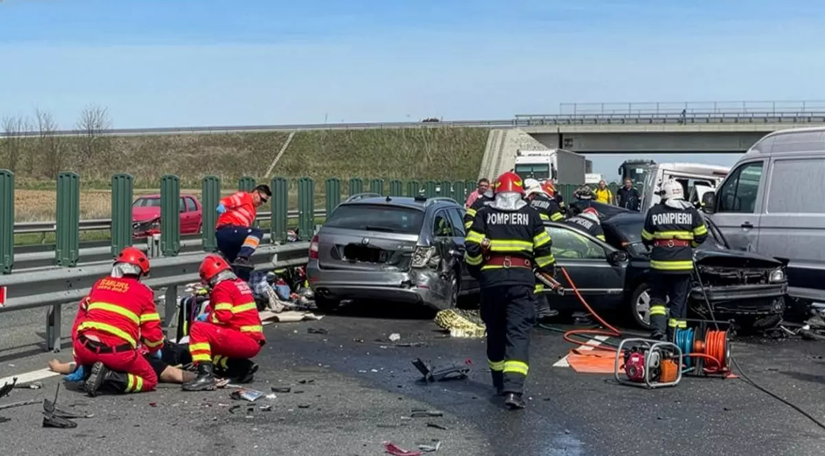 Un accident rutier cu mai multe victime