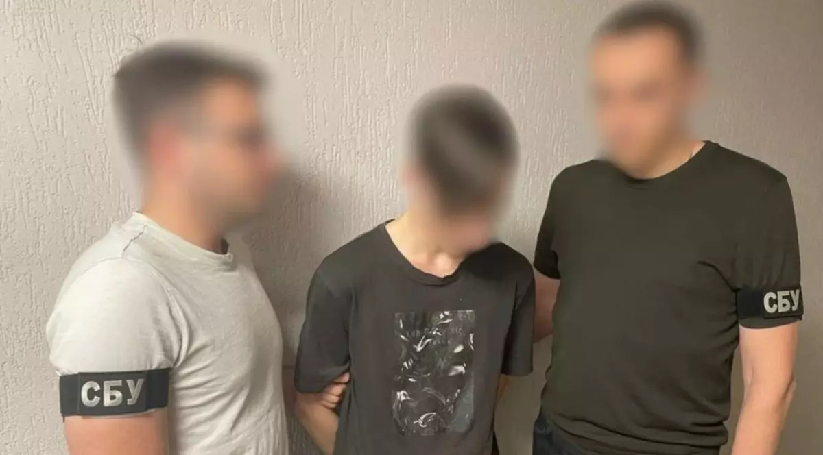 Adolescent ucrainean, arestat de SBU pentru că i-a ajutat pe ruși să atace Kievul Foto: Procuratura Ucrainei via Ukrainska Pravda