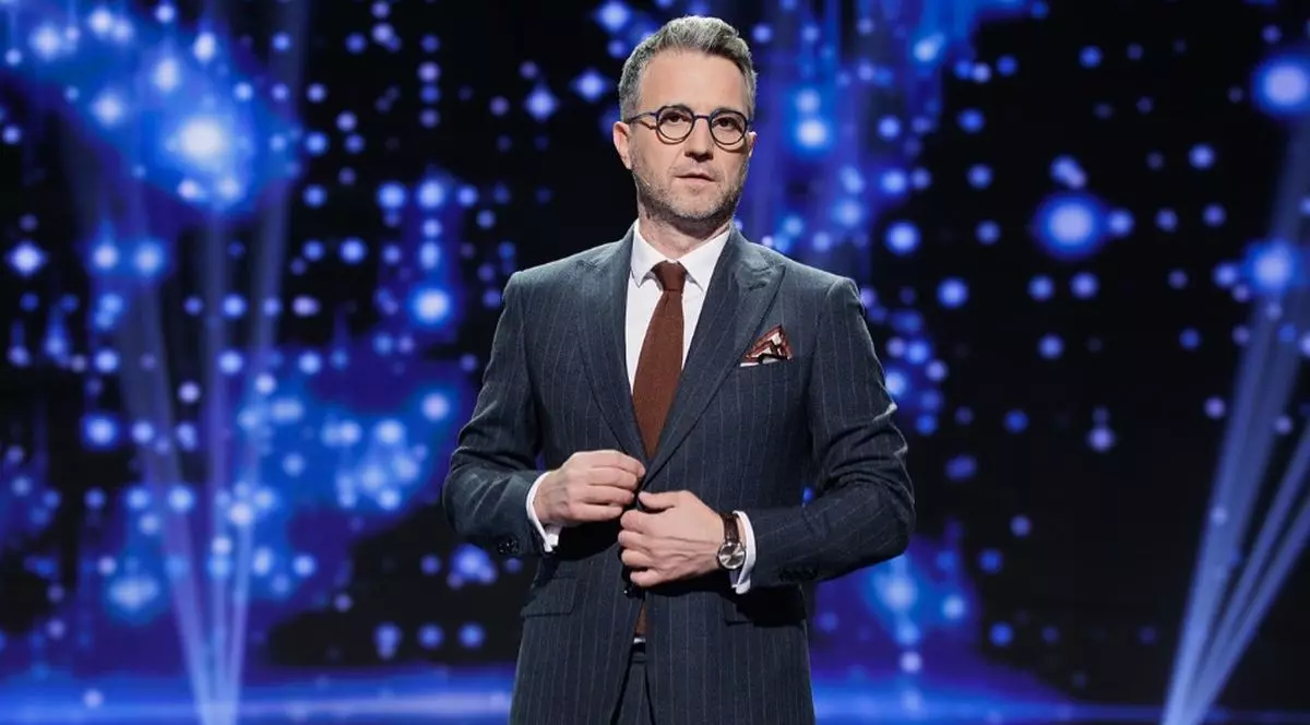 Andi Moisescu la „Românii au talent”, emisiune difuzată de PRO TV