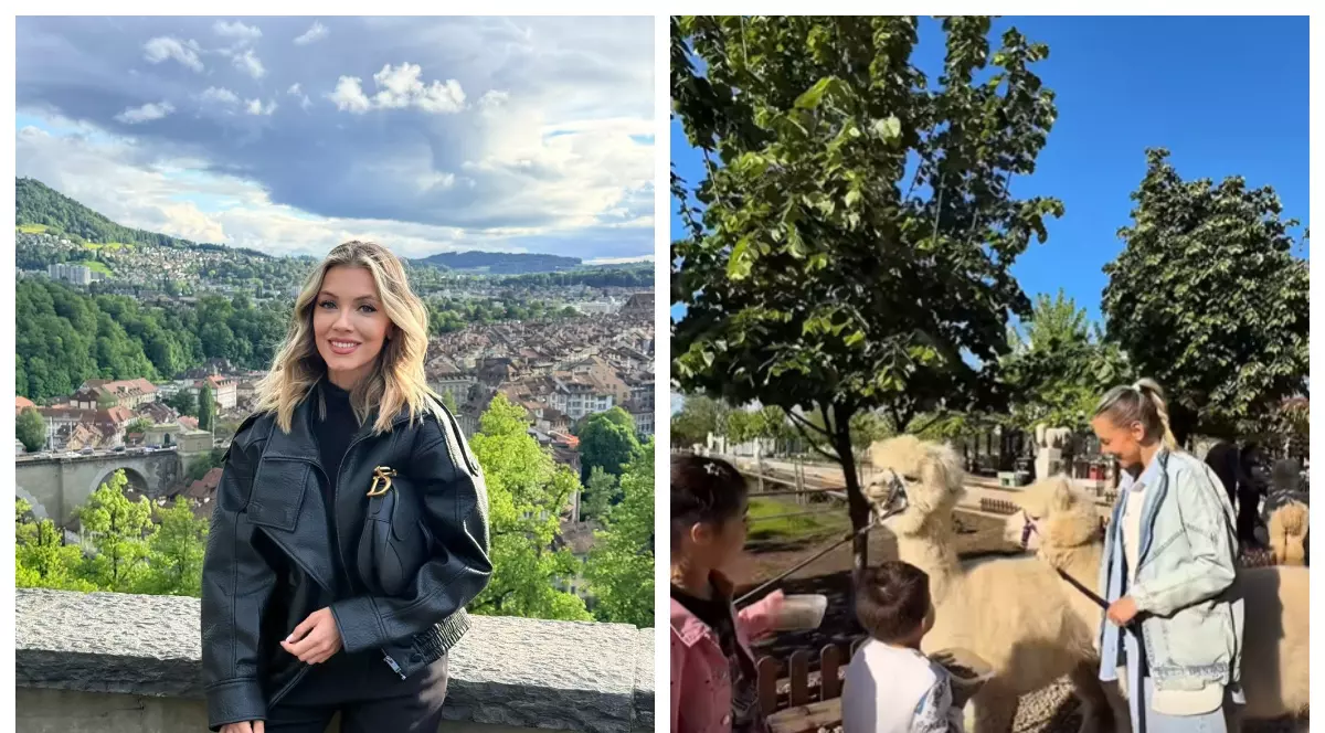 Cum a apărut Andreea Ibacka alături de cei doi copii, după ce s-a spus că ea și Cabral divorțează. Ce a răspuns când a fost întrebată unde este soțul ei