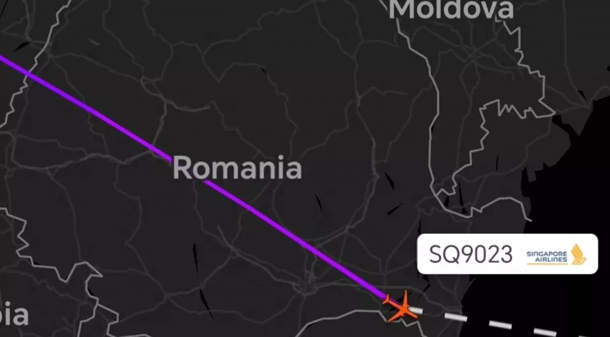 Cel mai lung zbor din lume a trecut deasupra României. Foto: Facebook/Robin Simion.