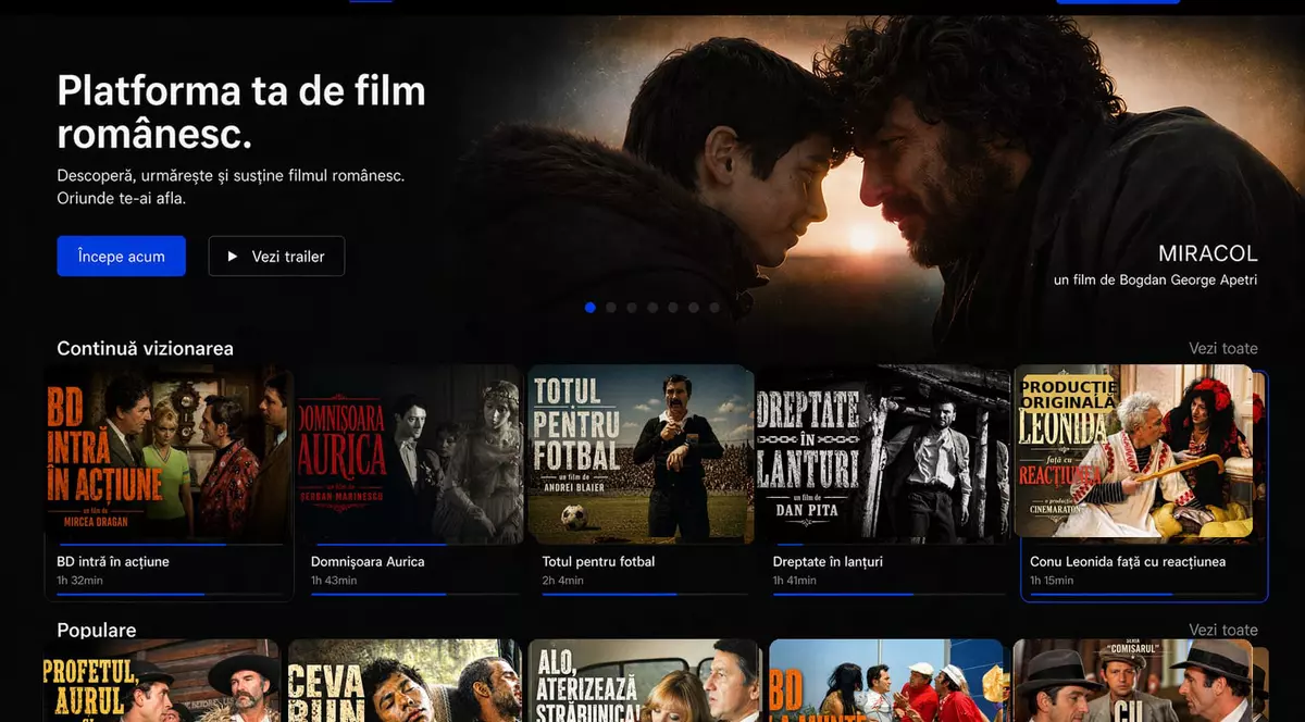 Cinemaraton lansează Cinemaraton Play, platforma de streaming dedicată exclusiv filmului românesc