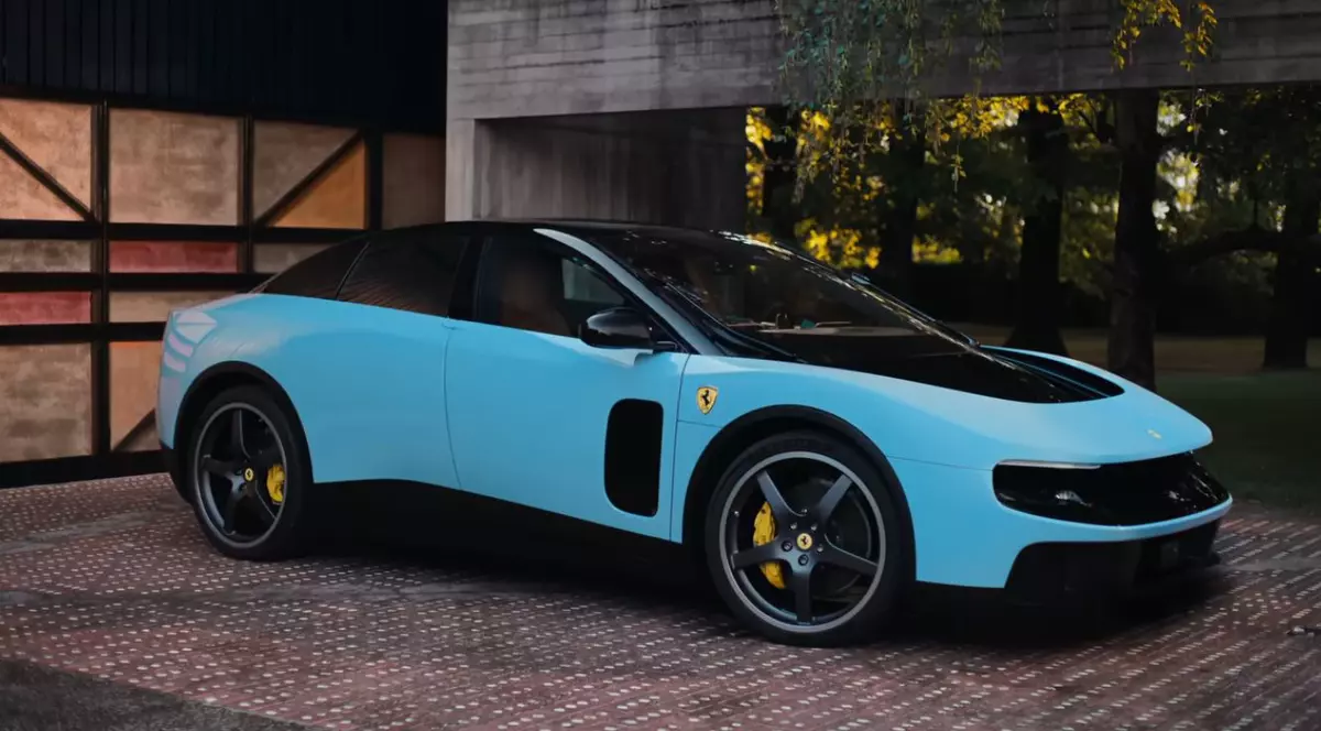 Ferrari Luce EV albastru
