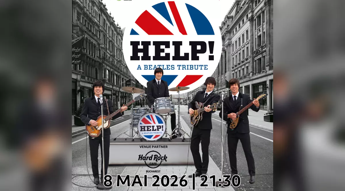 „Help!” vine la București: concert tribut The Beatles la Hard Rock Cafe București