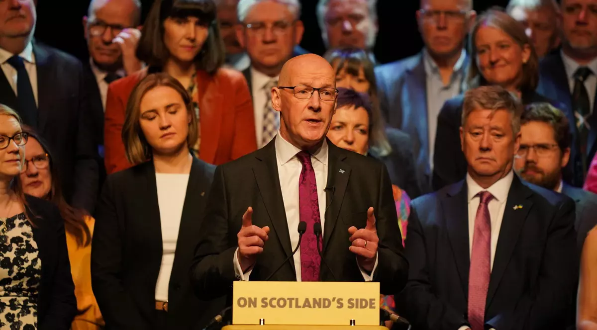 John Swinney, liderul scoțian pro-independență și parlamentar din partidul său Foto: Hepta
