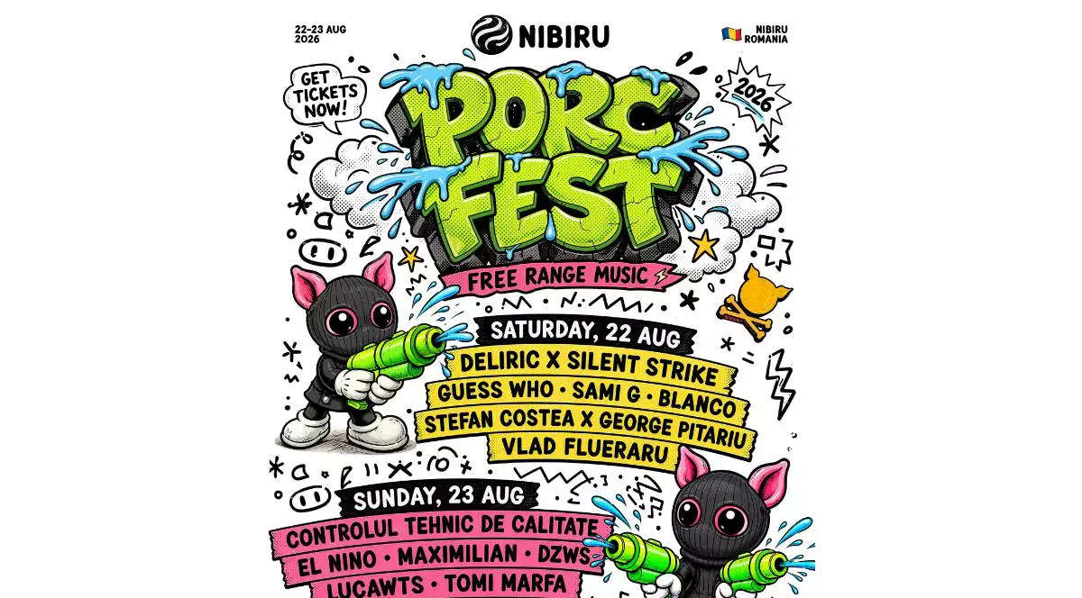 NIBIRU anunță PORC FEST, un weekend dedicat culturii hip hop, muzicii și comunității underground
