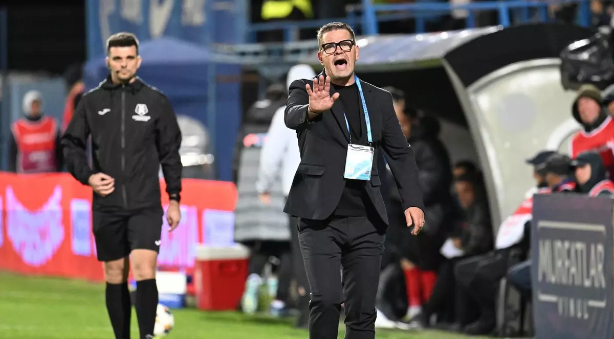 Flavius Stoican reacționează in meciul de fotbal
