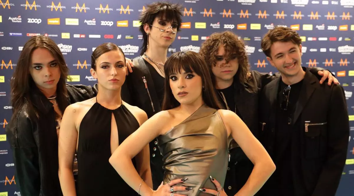 Alexandra CAPITANESCU - Romania Eurovision Song Contest 2026, 'Turquoise Carpet Event', Vienna, Austria - 10 May 2026,Image: 1098094863, License: Rights-managed, Restrictions: , Model Release: no